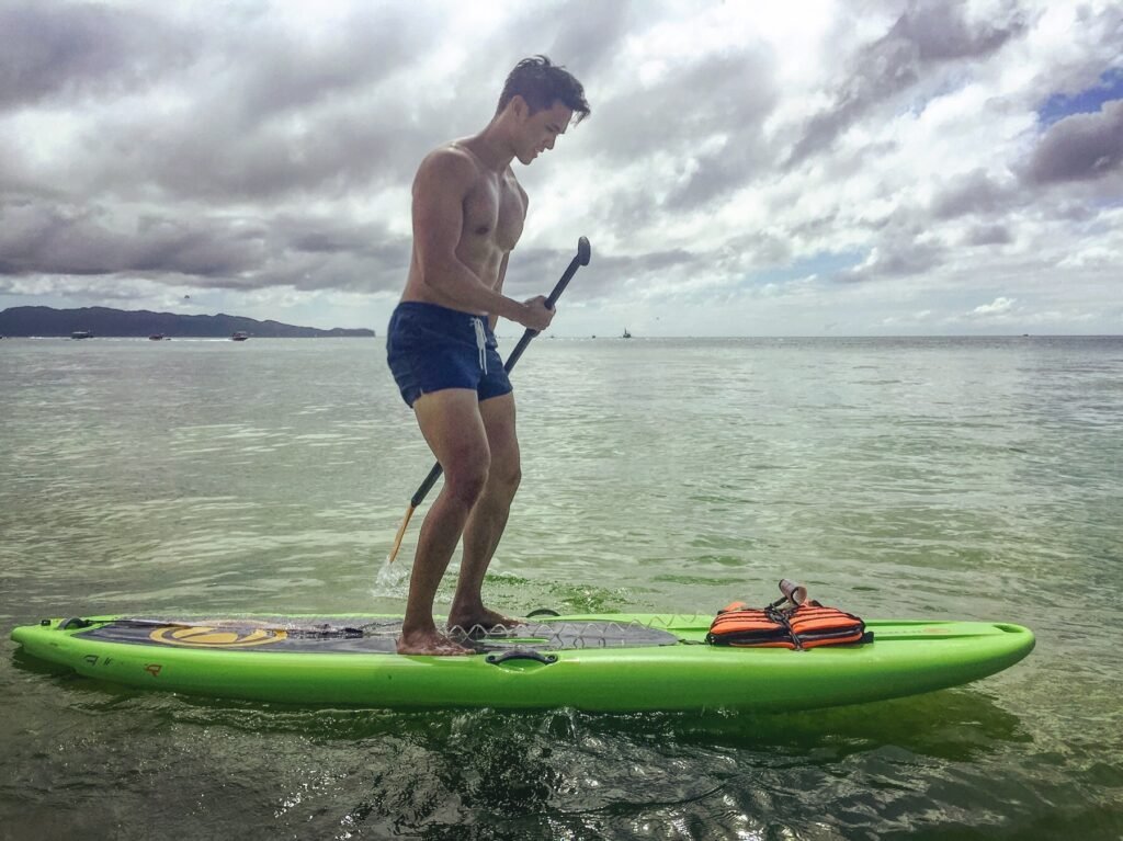 boracay philippines paddle boarding