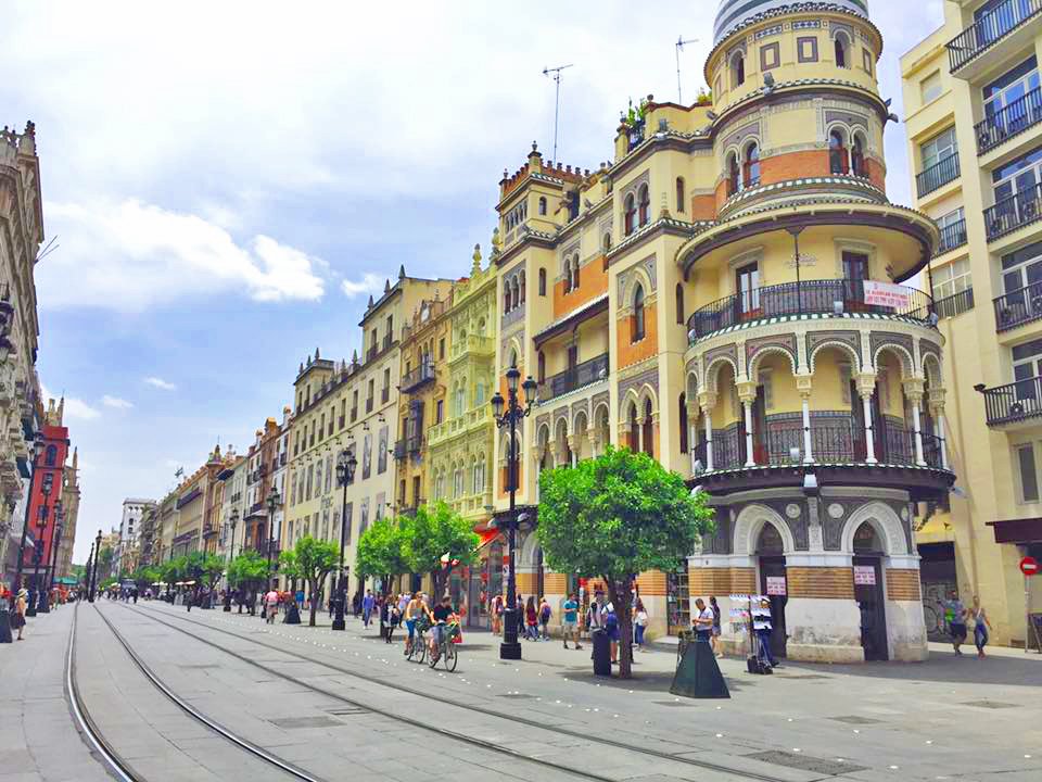 city center seville spain