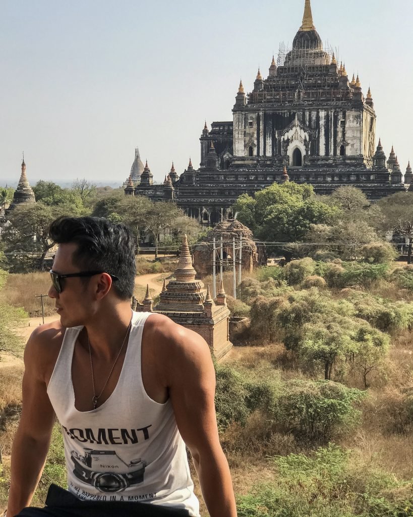 temple climbing bagan myanmar