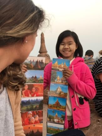 Local girl in Bagan