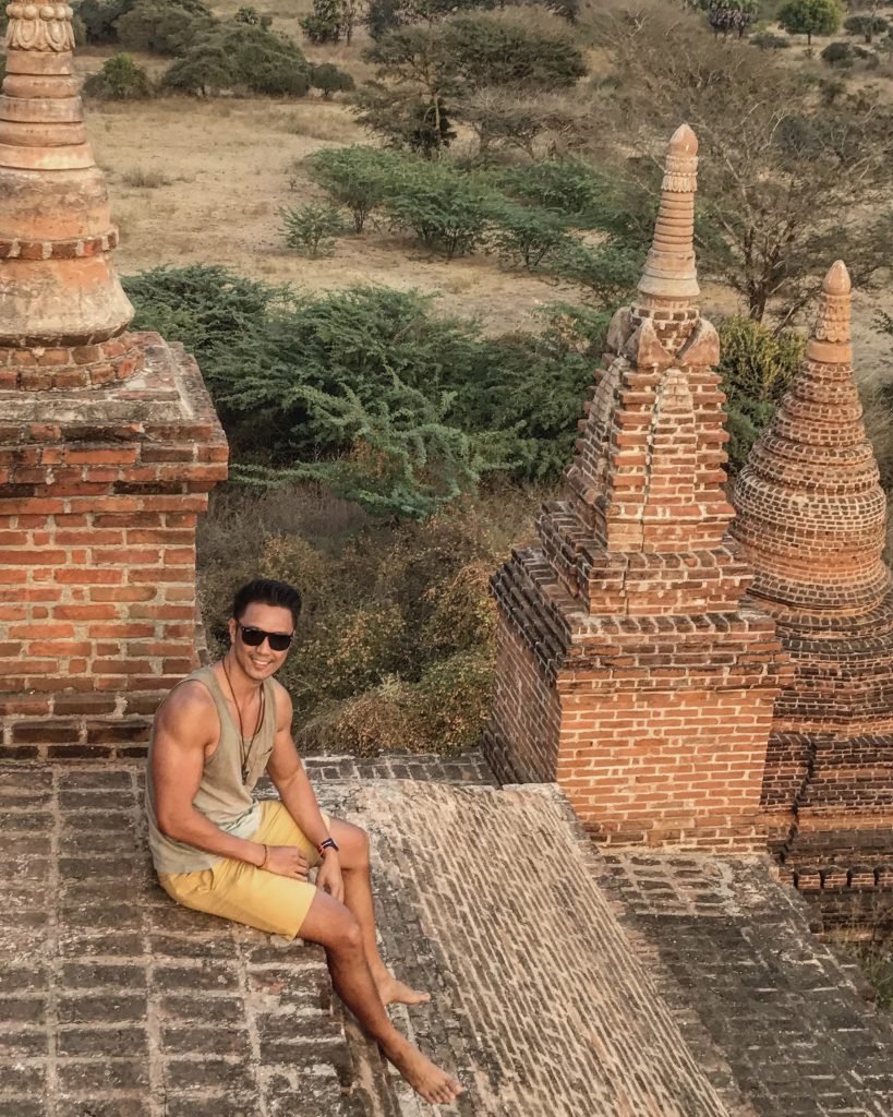 temple climbing bagan myanmar