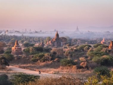 Sunrise in Bagan, Myanmar