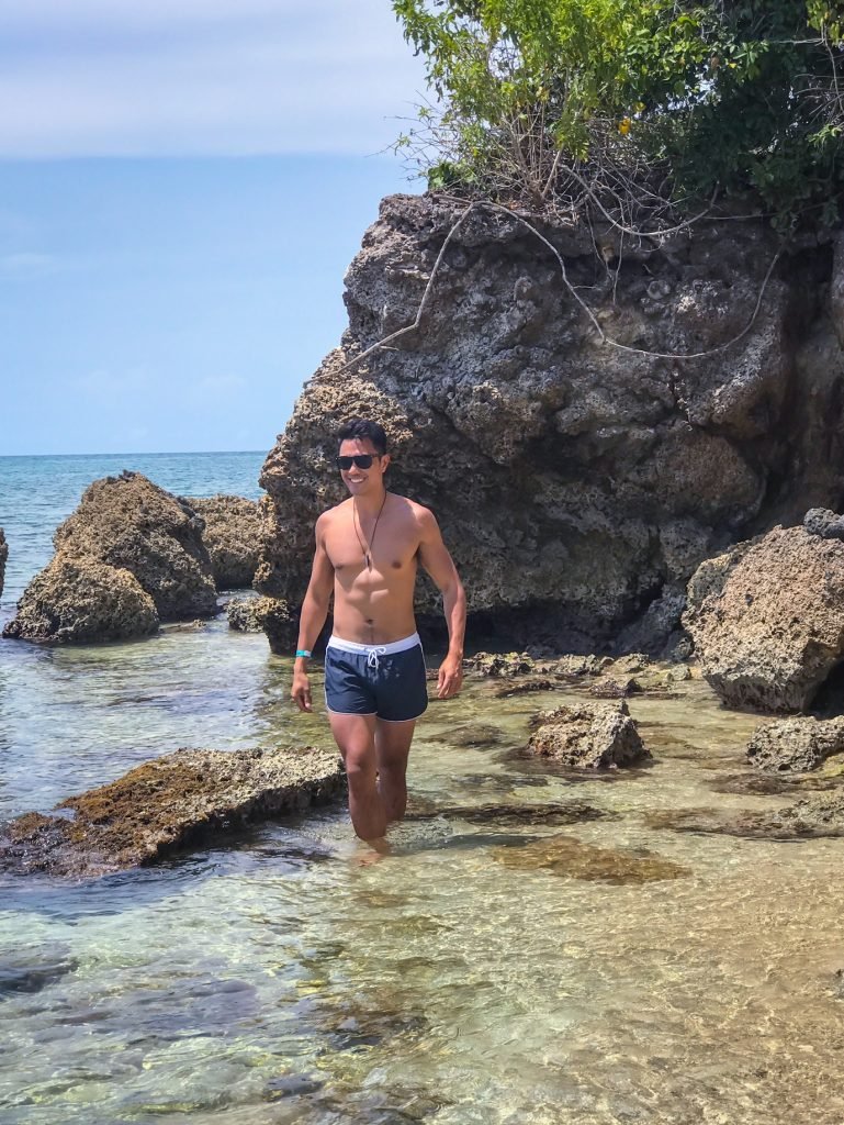Island beach in Cartagena Colombia