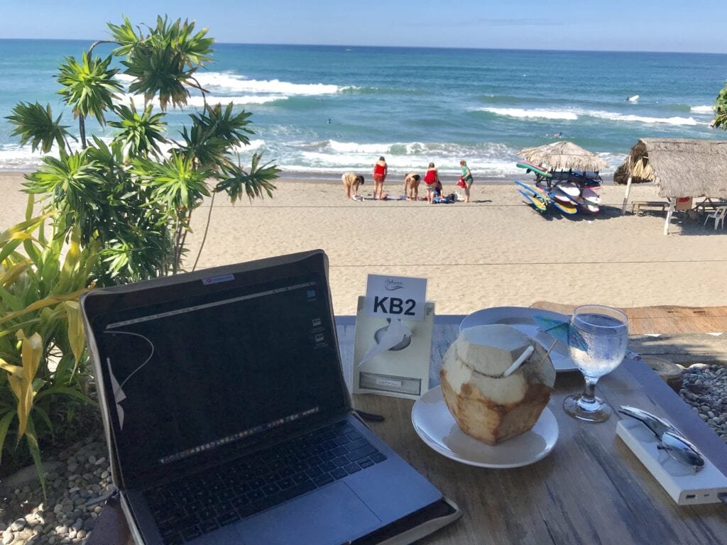 san juan la union surf beach view