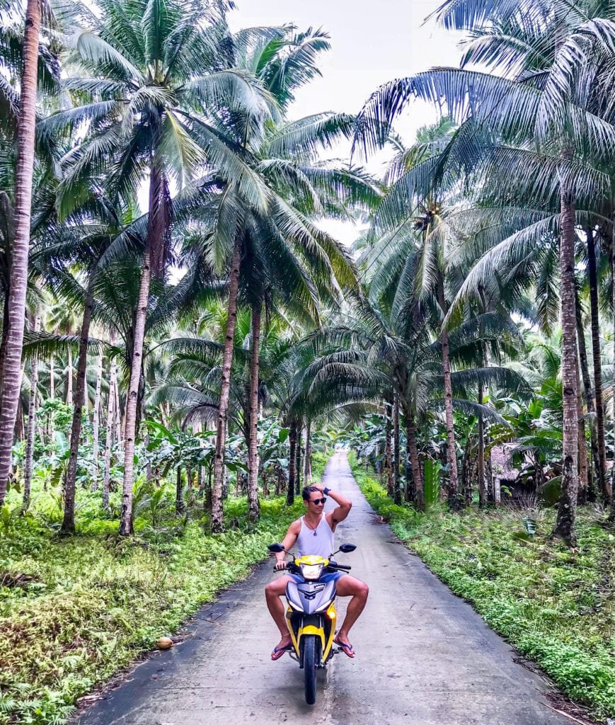 scooter ride siargao island philippines